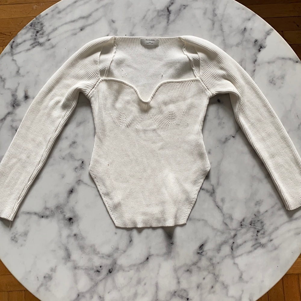 White Stylish Top
